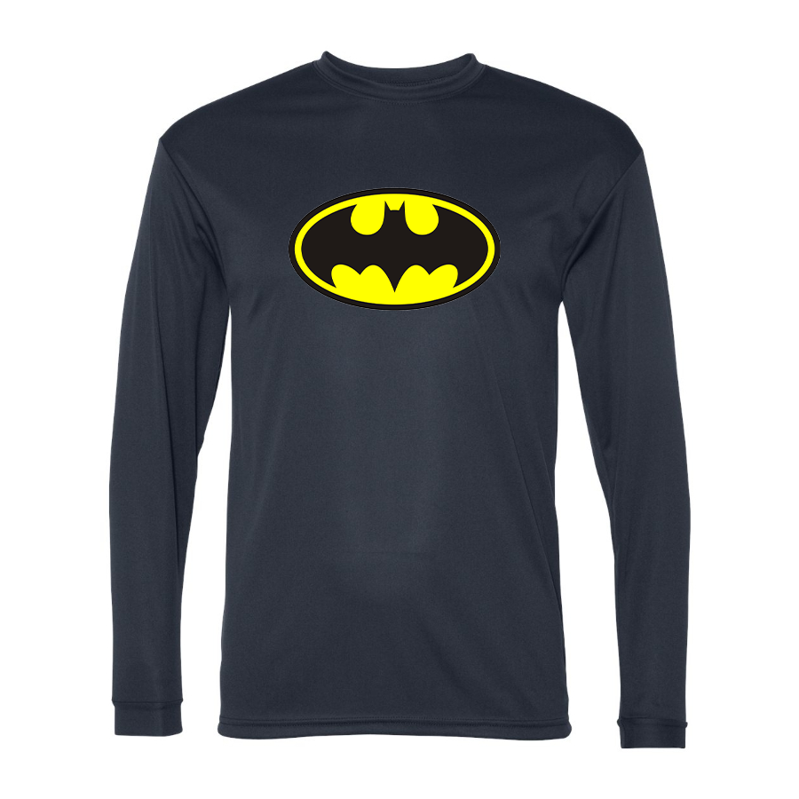 Men’s DC Comics Batman-  Polyester Long Sleeve T-Shirt