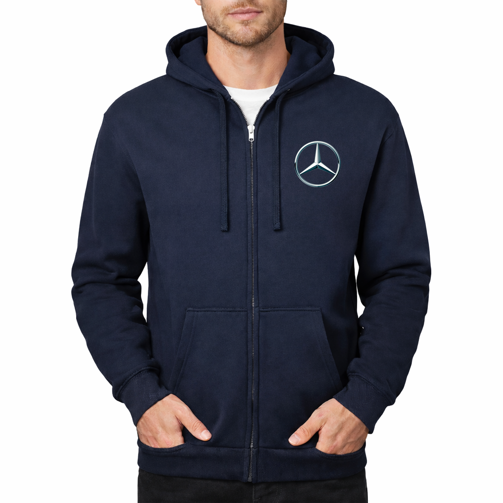 Men's Mercedes-Benz New Car Zipper Hoodie