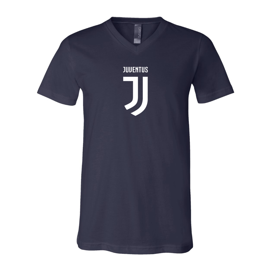 Men’s Juventus Soccer  - BELLA + CANVAS - Jersey V-Neck Tee - 3005