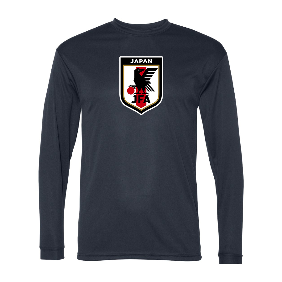 Men’s  Japan National Soccer Team - C2 Sport - Performance Long Sleeve T-Shirt - 5104