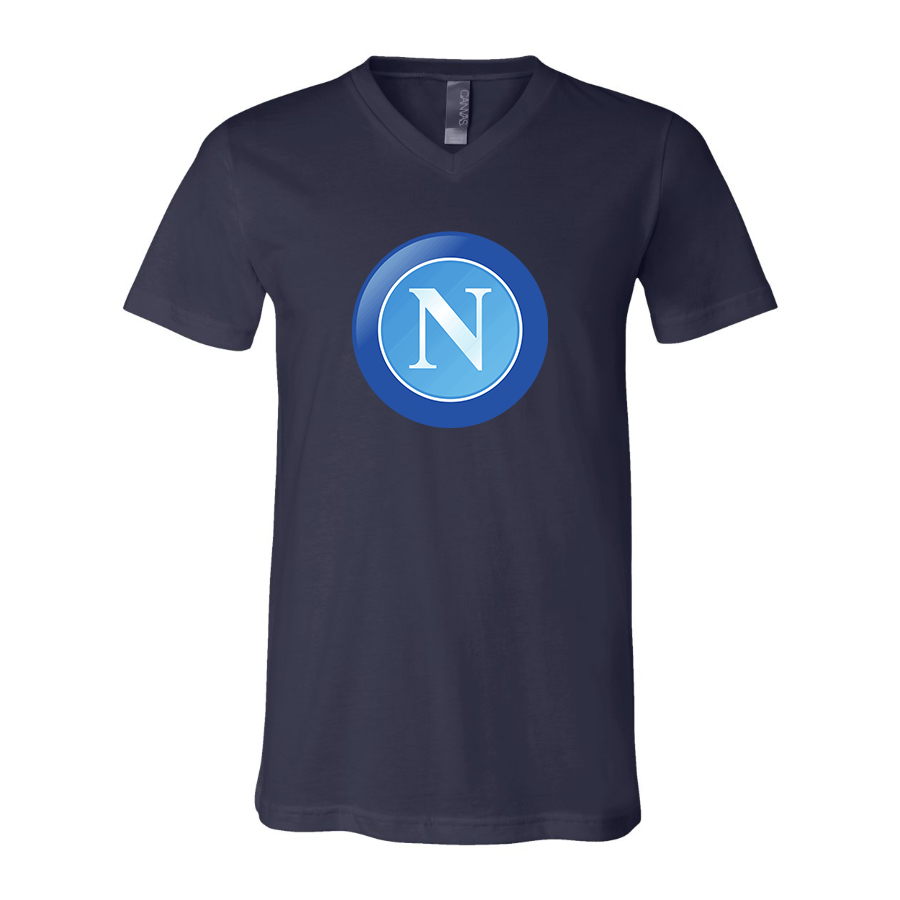 Men’s  Napoli FC  - BELLA + CANVAS - Jersey V-Neck Tee - 3005