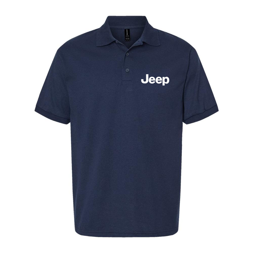 Men’s Jeep Car Dry Blend Polo