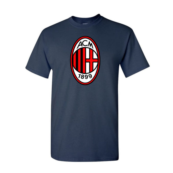 Youth Kids AC Milan Soccer Cotton T-Shirt