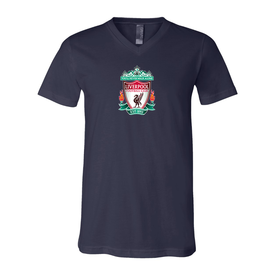 Men’s Liverpool Football Club Est.1892- BELLA + CANVAS - Jersey V-Neck Tee - 3005