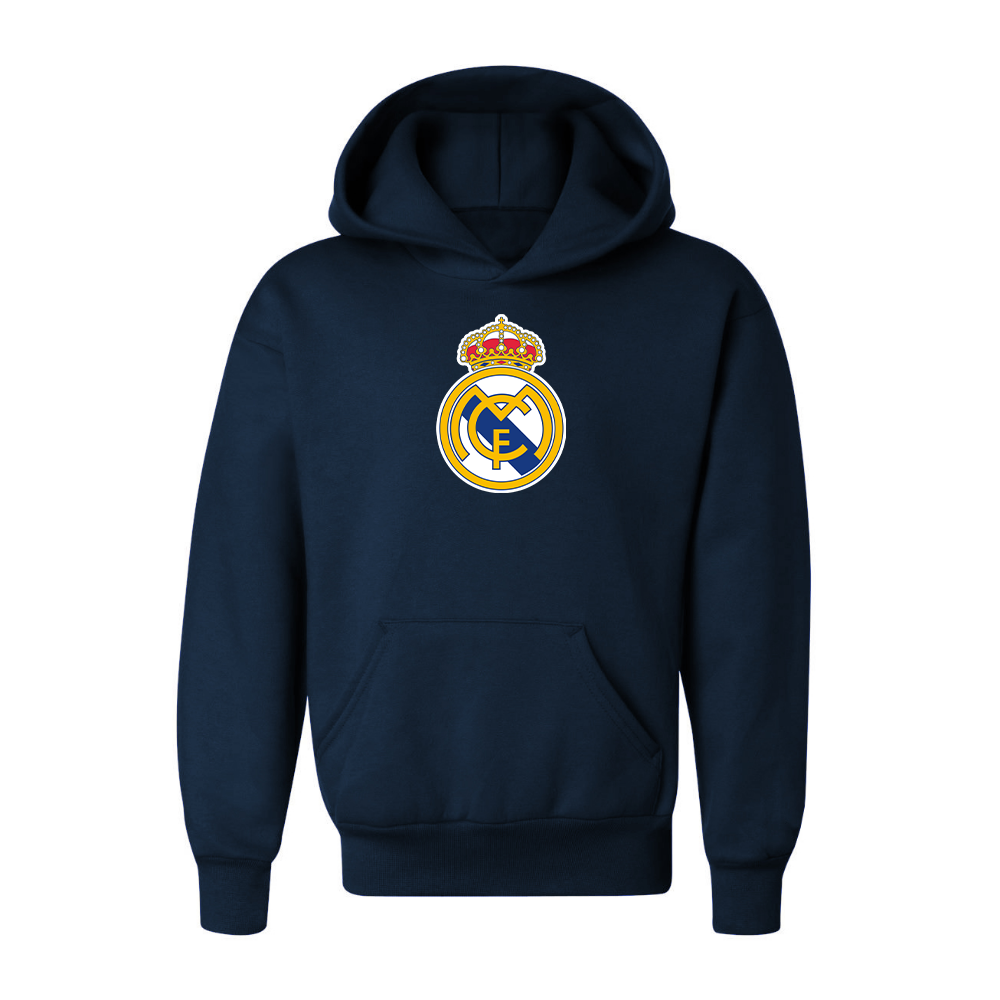 Youth Kids Real Madrid Soccer Pullover Hoodie