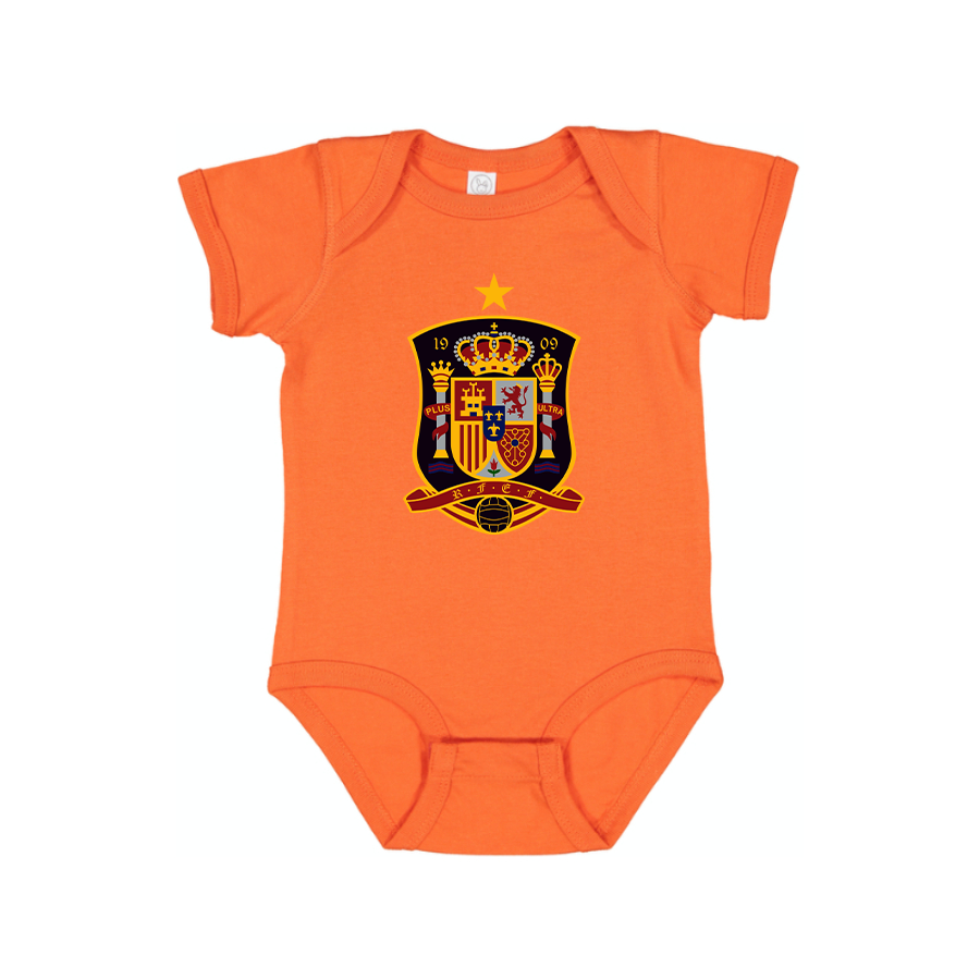Spain National Soccer Team Baby Romper Onesie