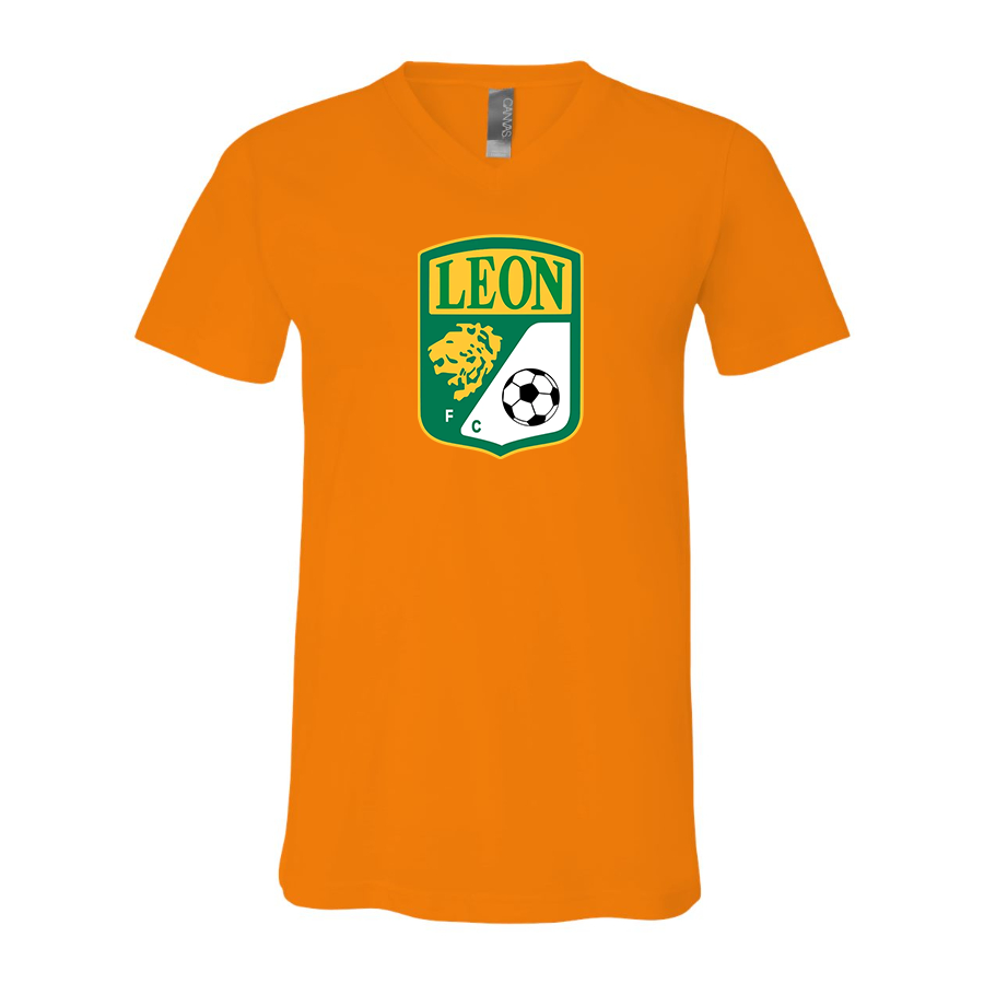 Men’s  Leon FC - BELLA + CANVAS - Jersey V-Neck Tee - 3005