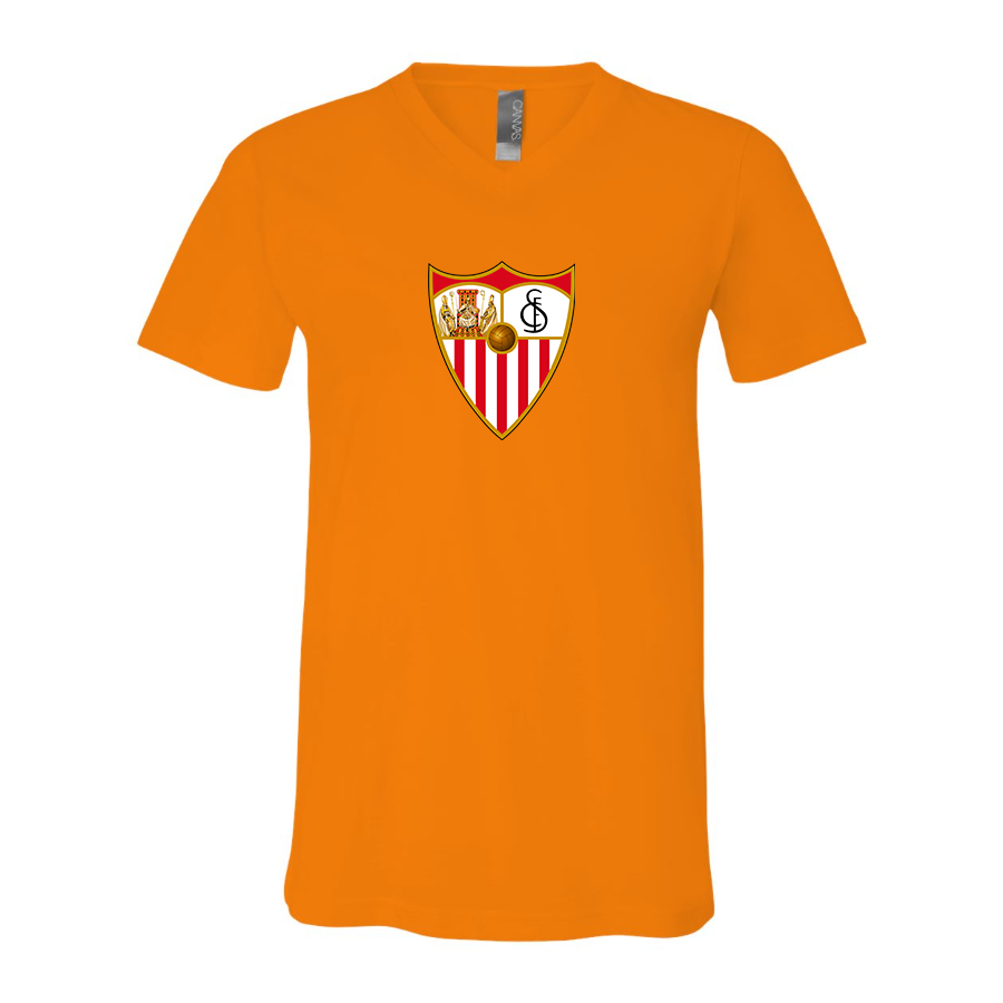 Men’s  Sevilla FC - BELLA + CANVAS - Jersey V-Neck Tee - 3005