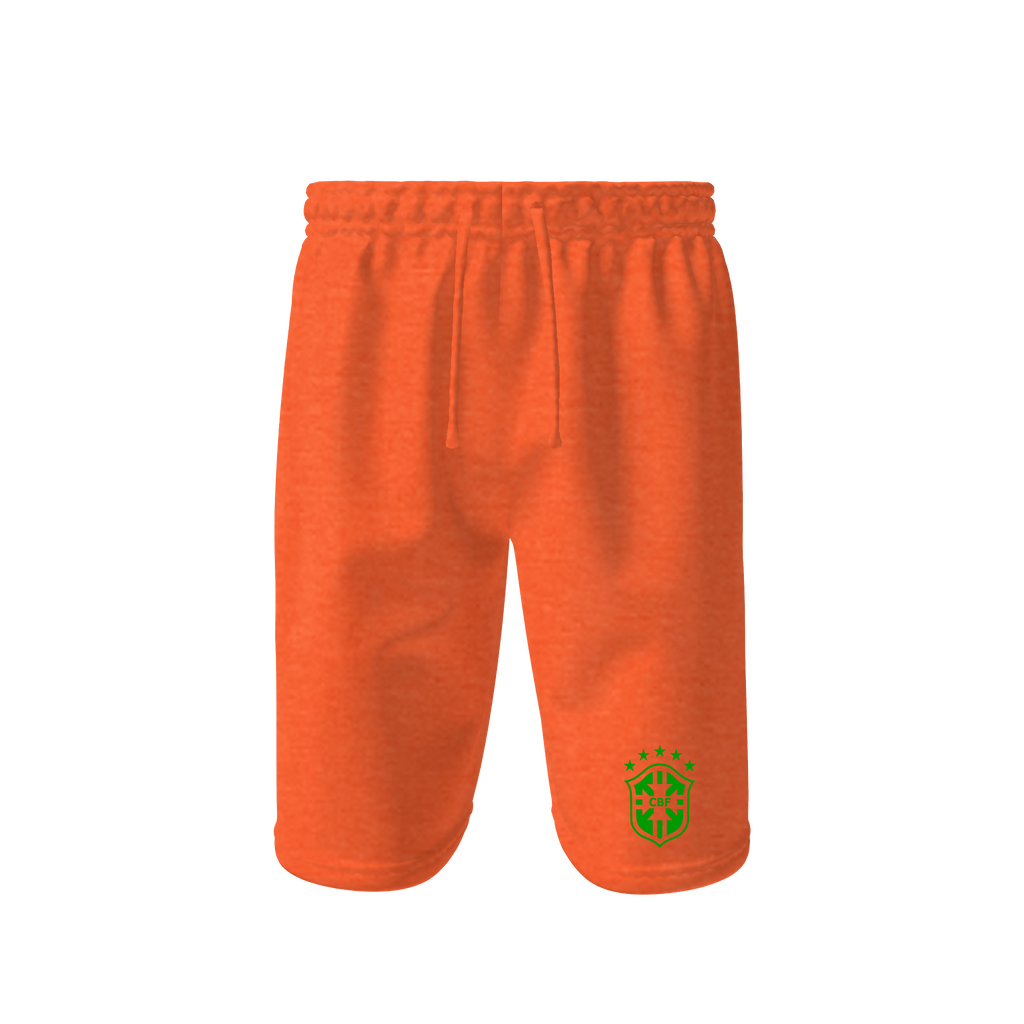 Men's Brazil Soccer Athletic Fleece Shorts