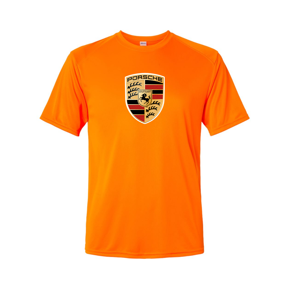 Men’s Porsche Car Polyester T-Shirt