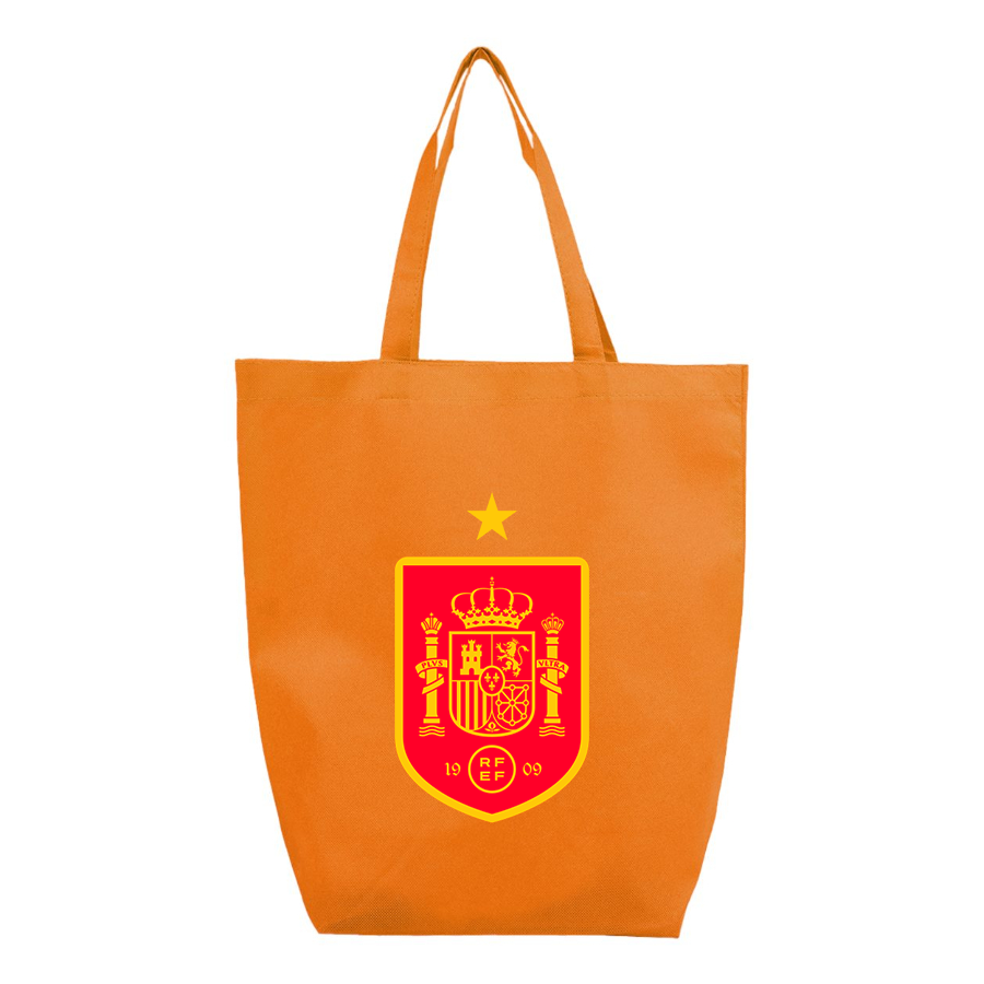 Spain Red Logo National Soccer Team -  Q-Tees - Non-Woven Gusset Bottom Tote - Q1251