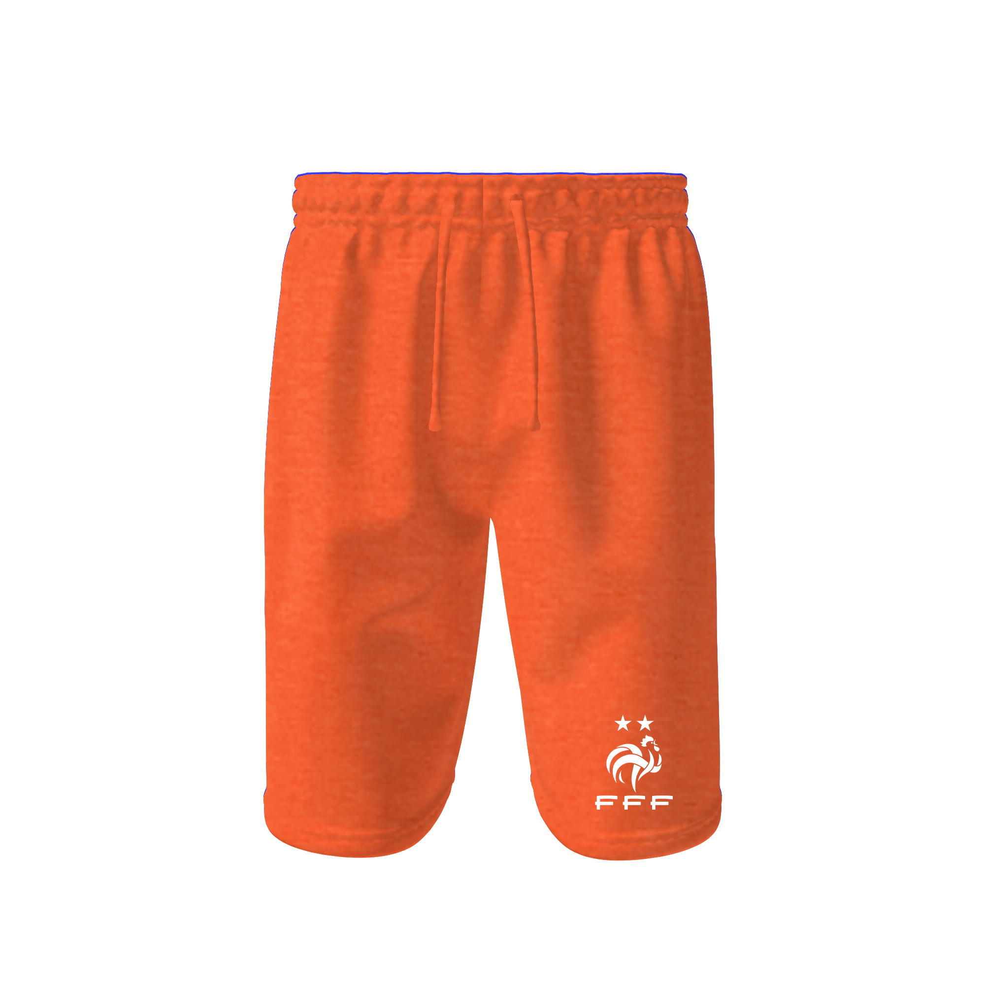 Men's France Soccer Athletic Fleece Shorts