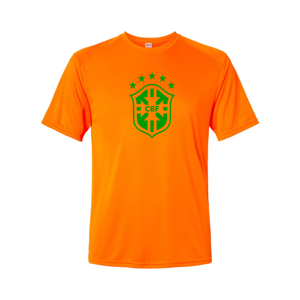 Men's Brazil Soccer Polyester T-Shirt