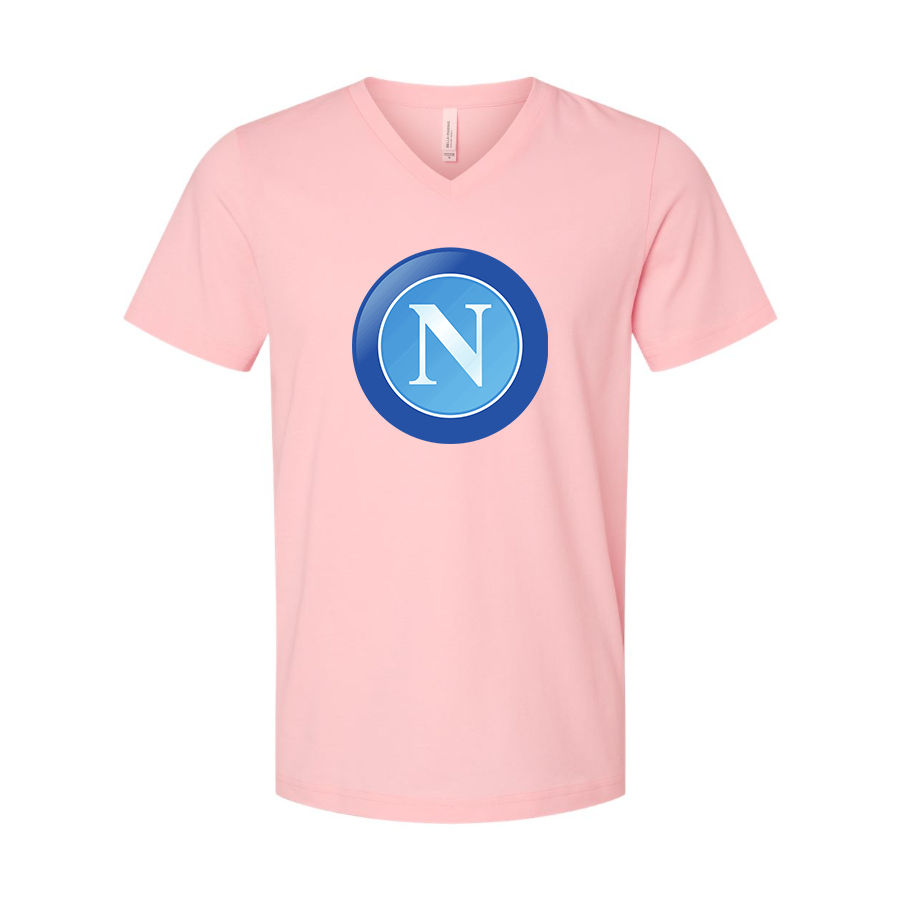 Men’s  Napoli FC  - BELLA + CANVAS - Jersey V-Neck Tee - 3005