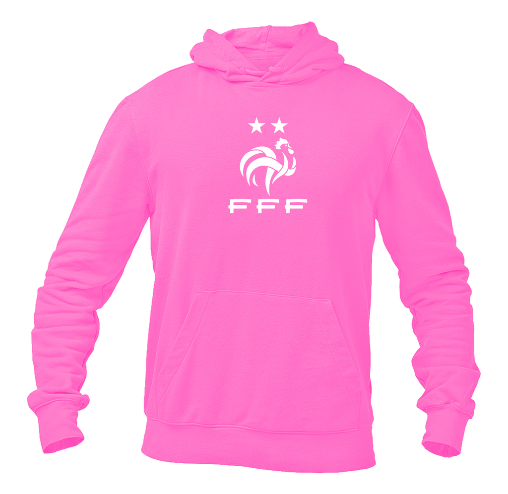 Men's France Soccer Pullover Hoodie
