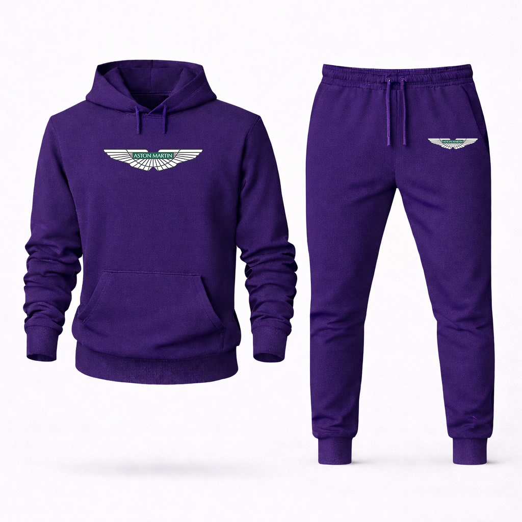 Men's Aston Martin Motorsports Car Hoodie Joggers Set