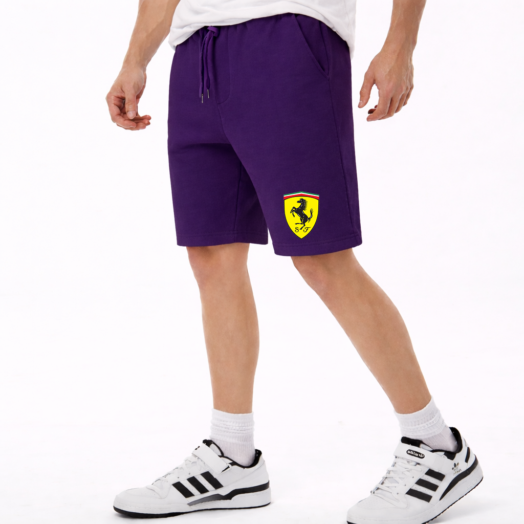 Men’s Ferrari Motorsport Car Athletic Fleece Shorts