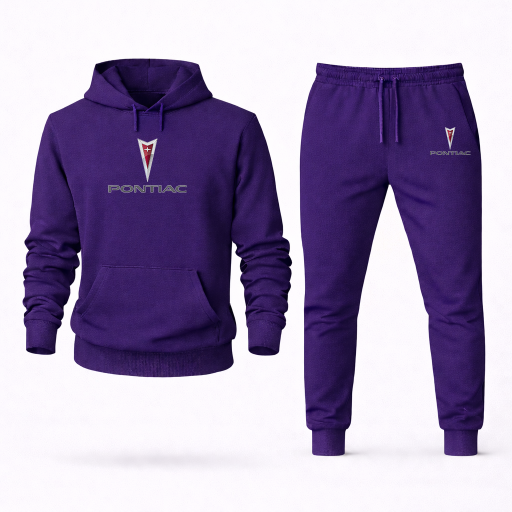 Men's Pontiac Car Hoodie Joggers Set