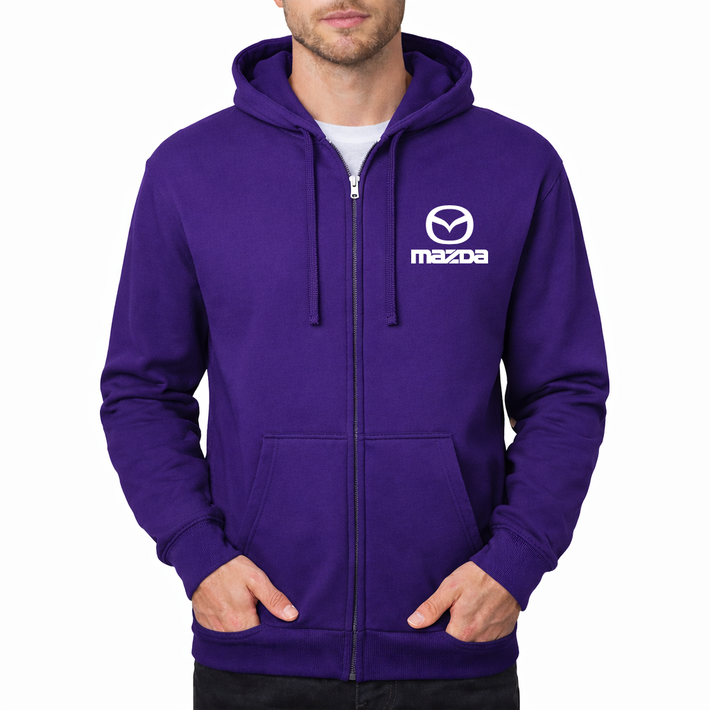 Men’s Mazda Car Zipper Hoodie