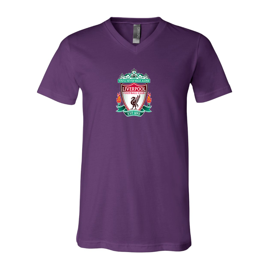 Men’s  Liverpool Football Club Est.1892 - BELLA + CANVAS - Jersey V-Neck Tee - 3005