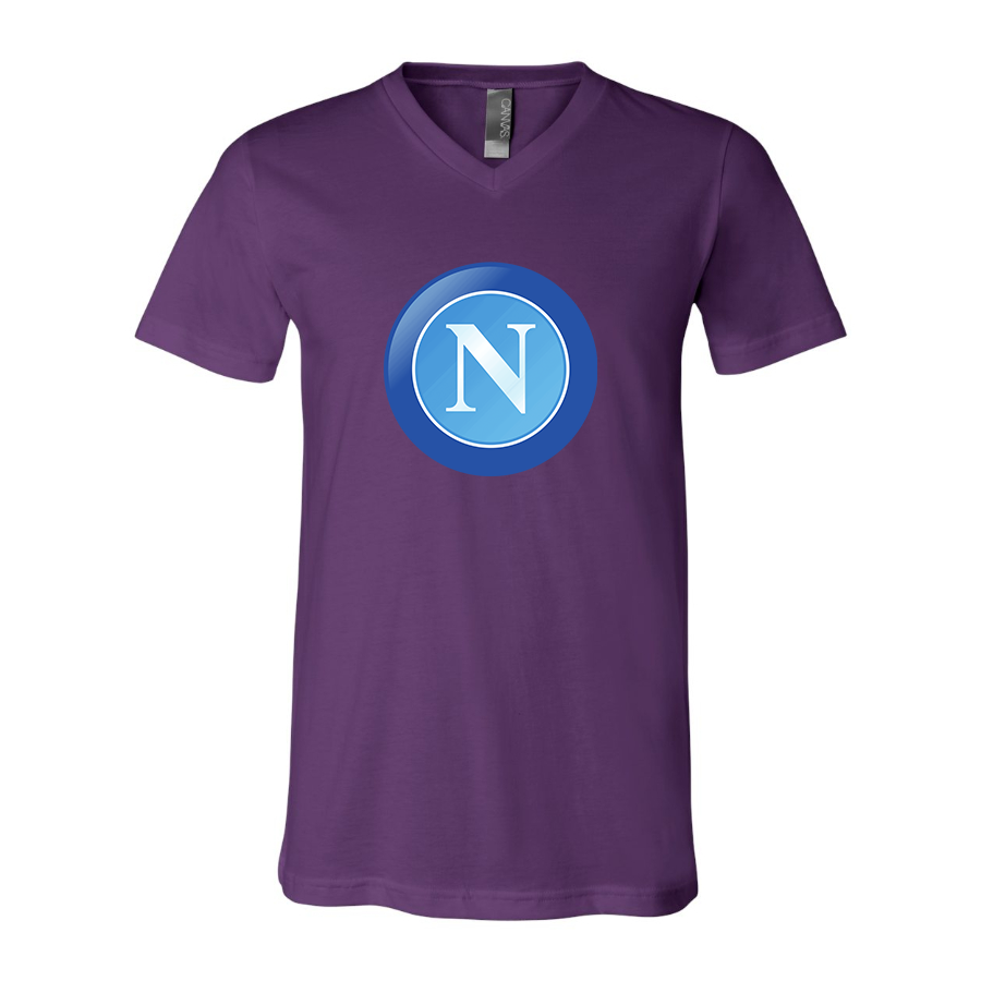 Men’s  Napoli FC  - BELLA + CANVAS - Jersey V-Neck Tee - 3005