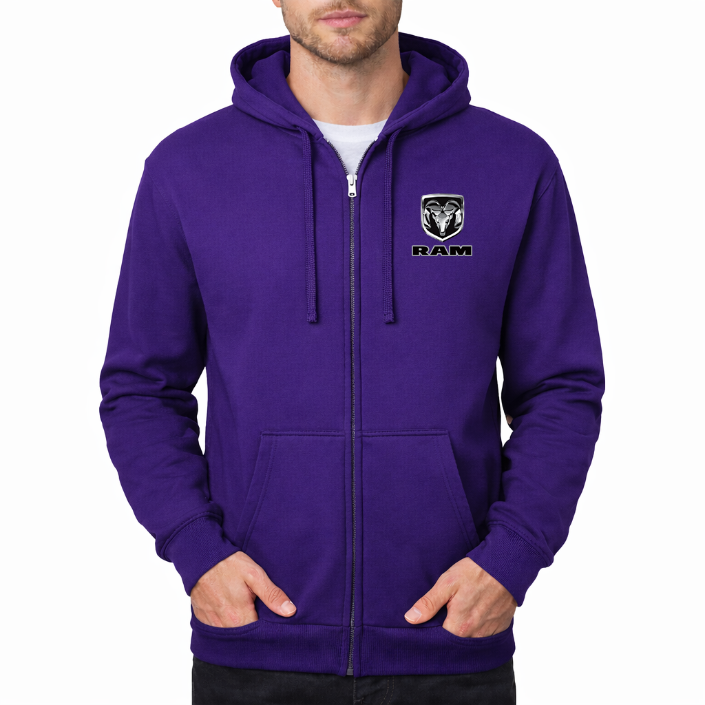 Men’s Ram Truck Logo Zipper Hoodie