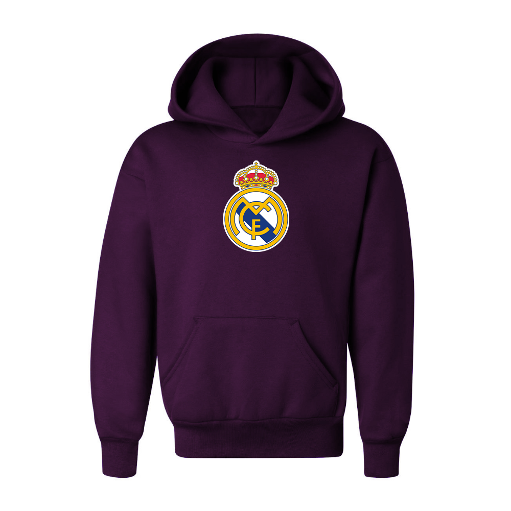 Youth Kids Real Madrid Soccer Pullover Hoodie