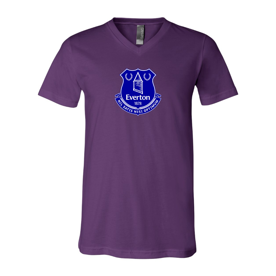 Men’s Everton FC - BELLA + CANVAS - Jersey V-Neck Tee - 3005