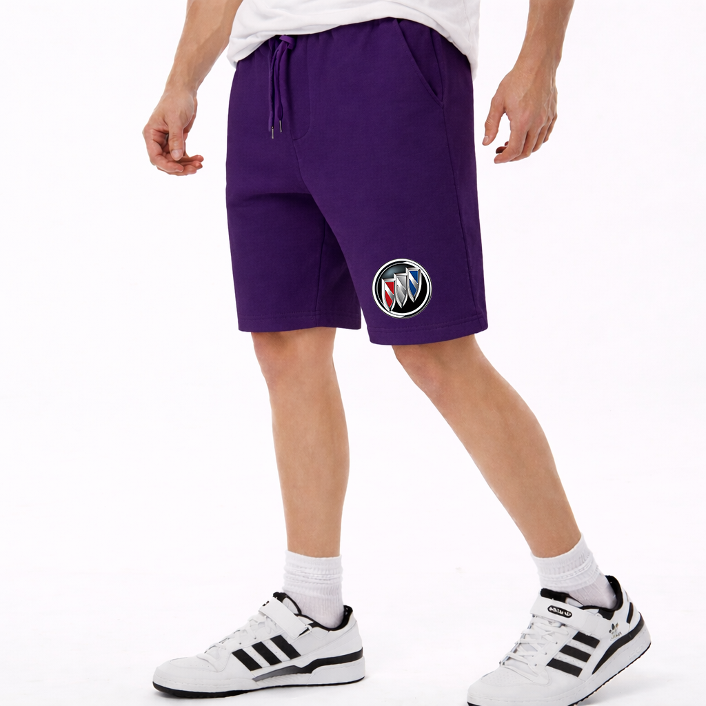 Men's  Buick Motorsports Car Athletic Fleece Shorts