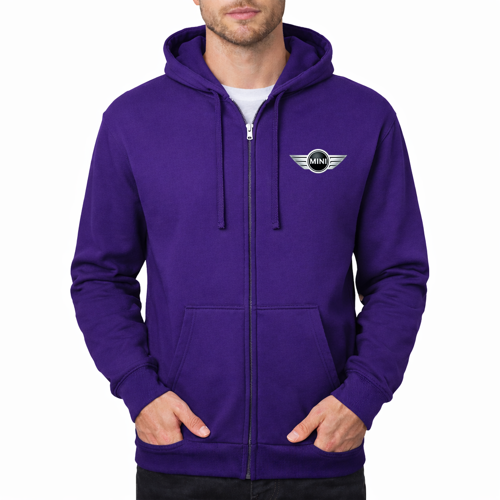 Men’s Mini Cooper Car Zipper Hoodie