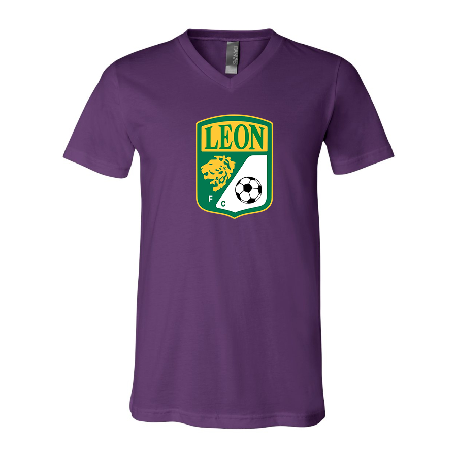 Men’s  Leon FC - BELLA + CANVAS - Jersey V-Neck Tee - 3005