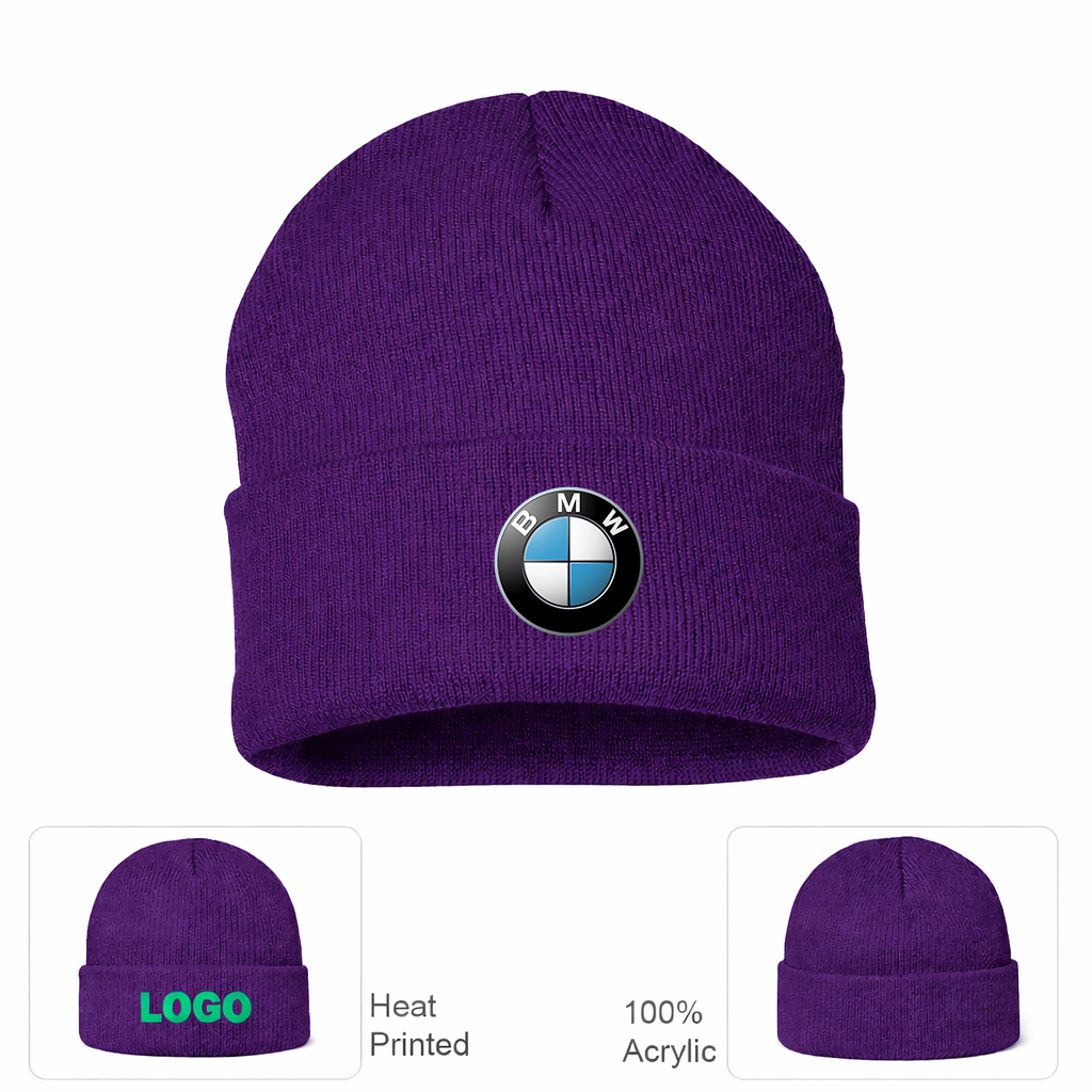 BMW Motorsports Car Cuffed Beanie Hat