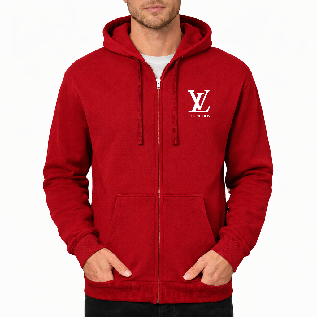 Men's Louis Vuitton Zipper Hoodie