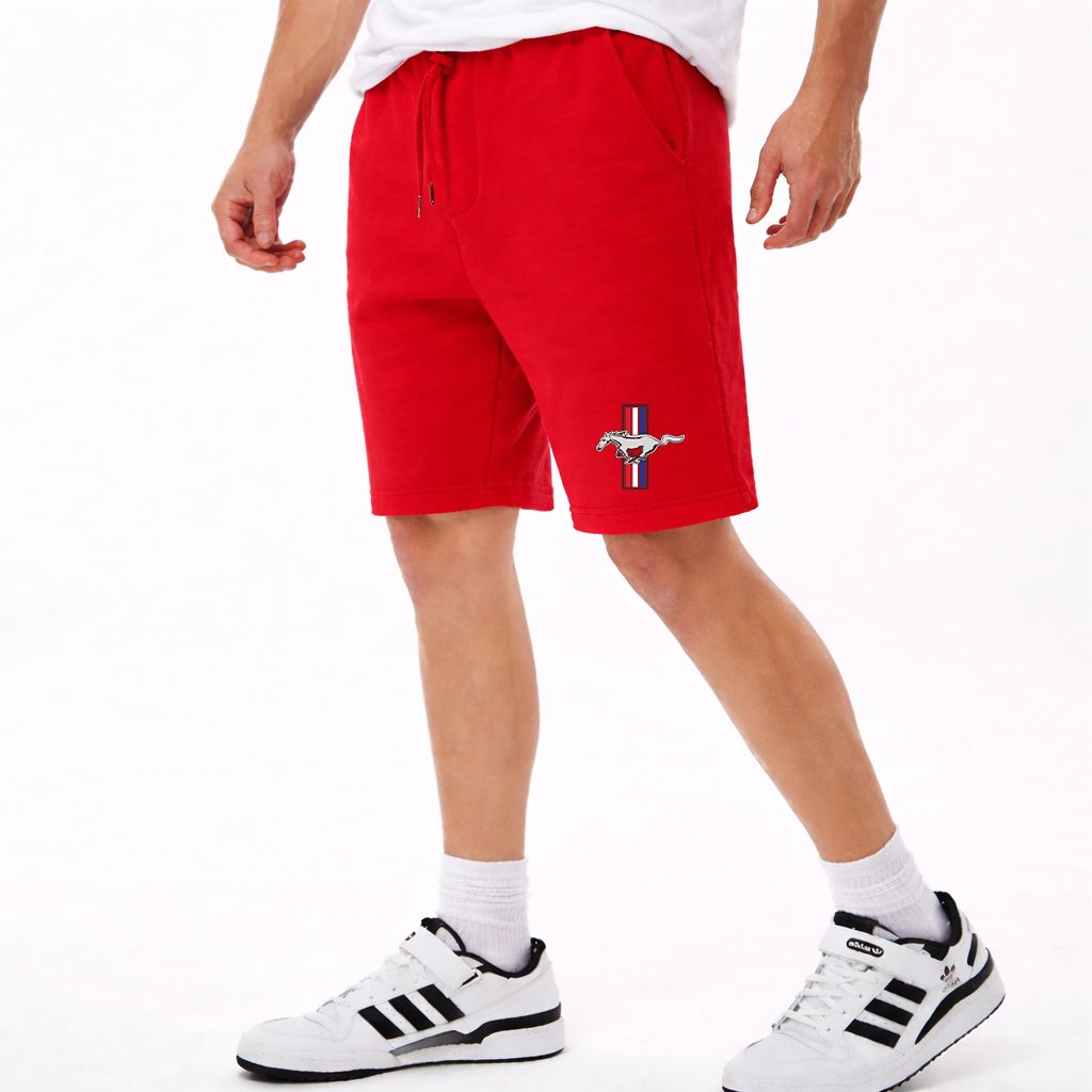 Men's Ford Mustang New Car Athletic Fleece Shorts