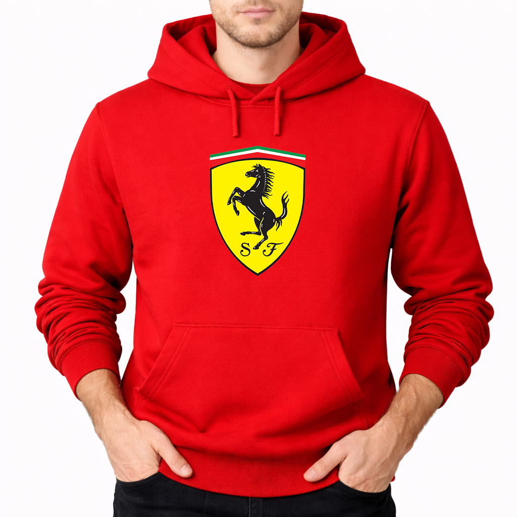 Men’s Ferrari Motorsport Car Pullover Hoodie