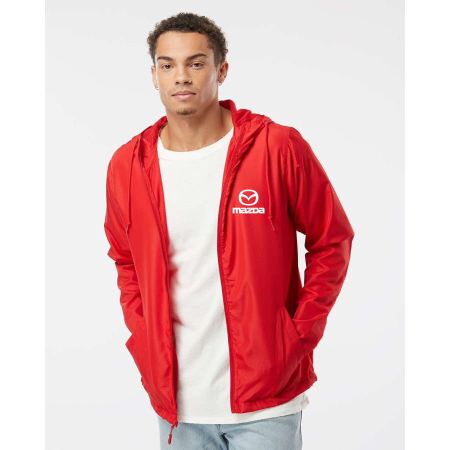 Men’s Mazda Car - Independent Trading Co. - Lightweight Windbreaker Full-Zip Jacket - EXP54LWZ