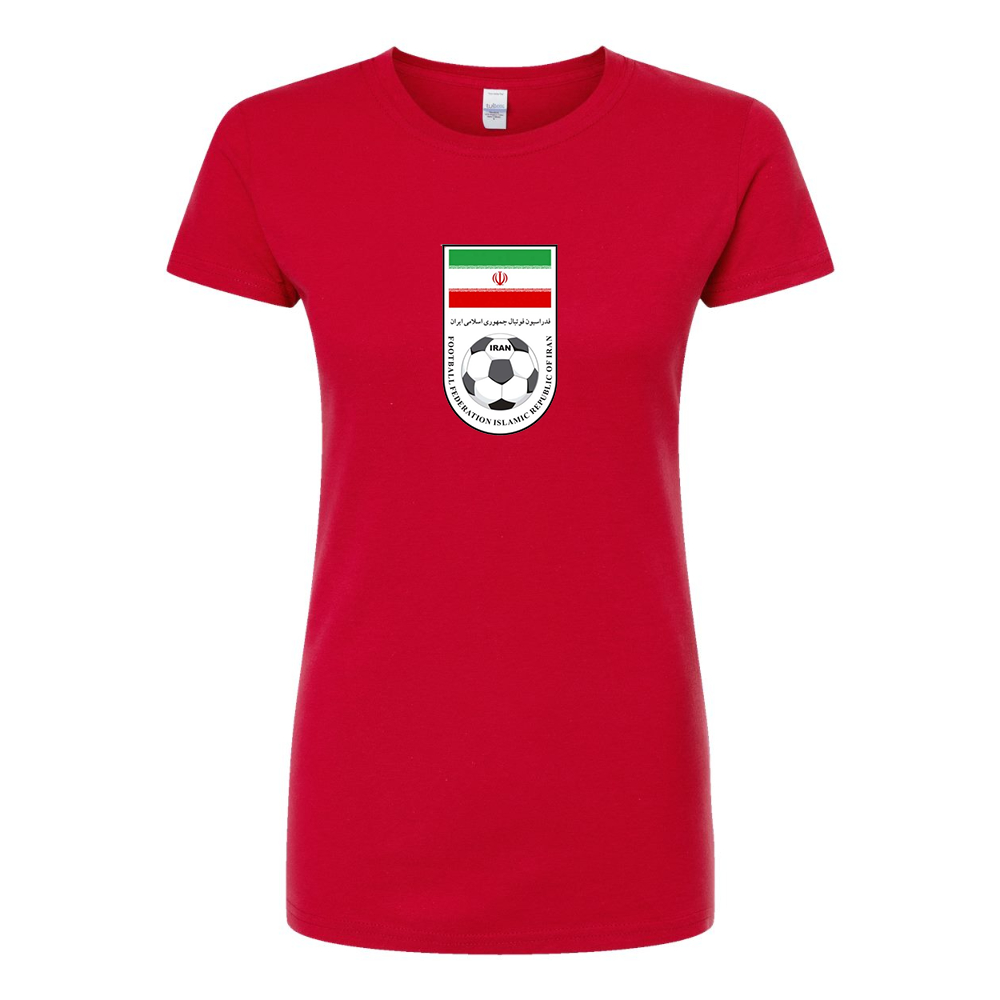 Women’s Iran National Soccer Team Round Neck T-Shirt