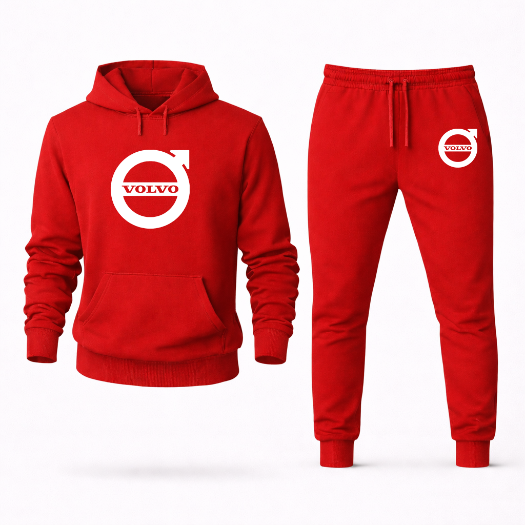 Men's Volvo Car Hoodie Joggers Set