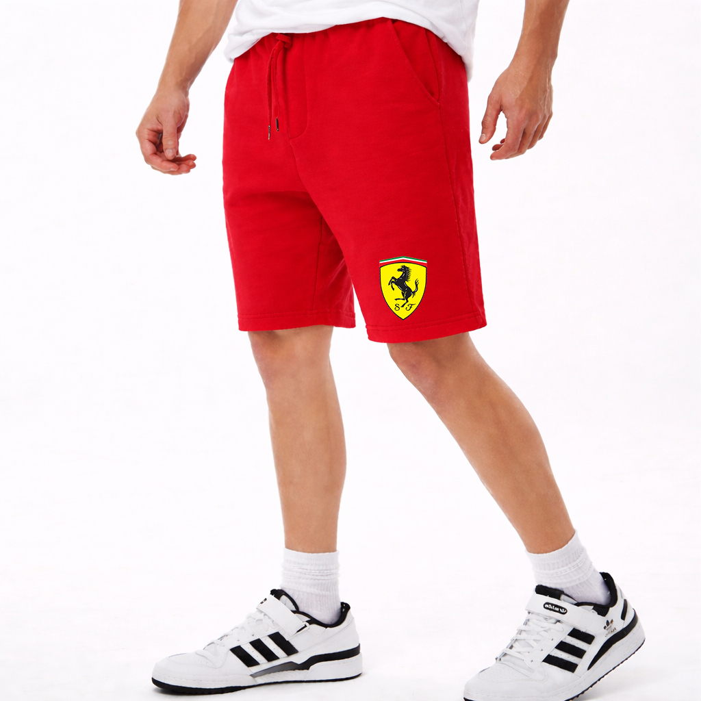 Men’s Ferrari Motorsport Car Athletic Fleece Shorts