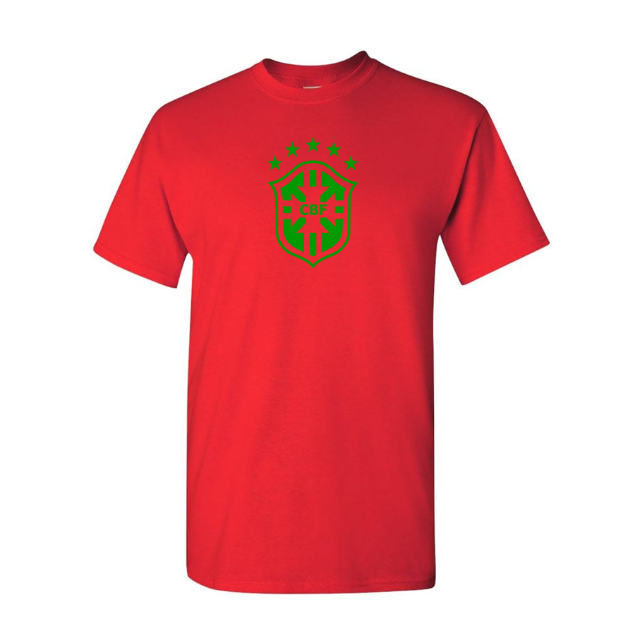 Men's Brazil Soccer Cotton T-Shirt
