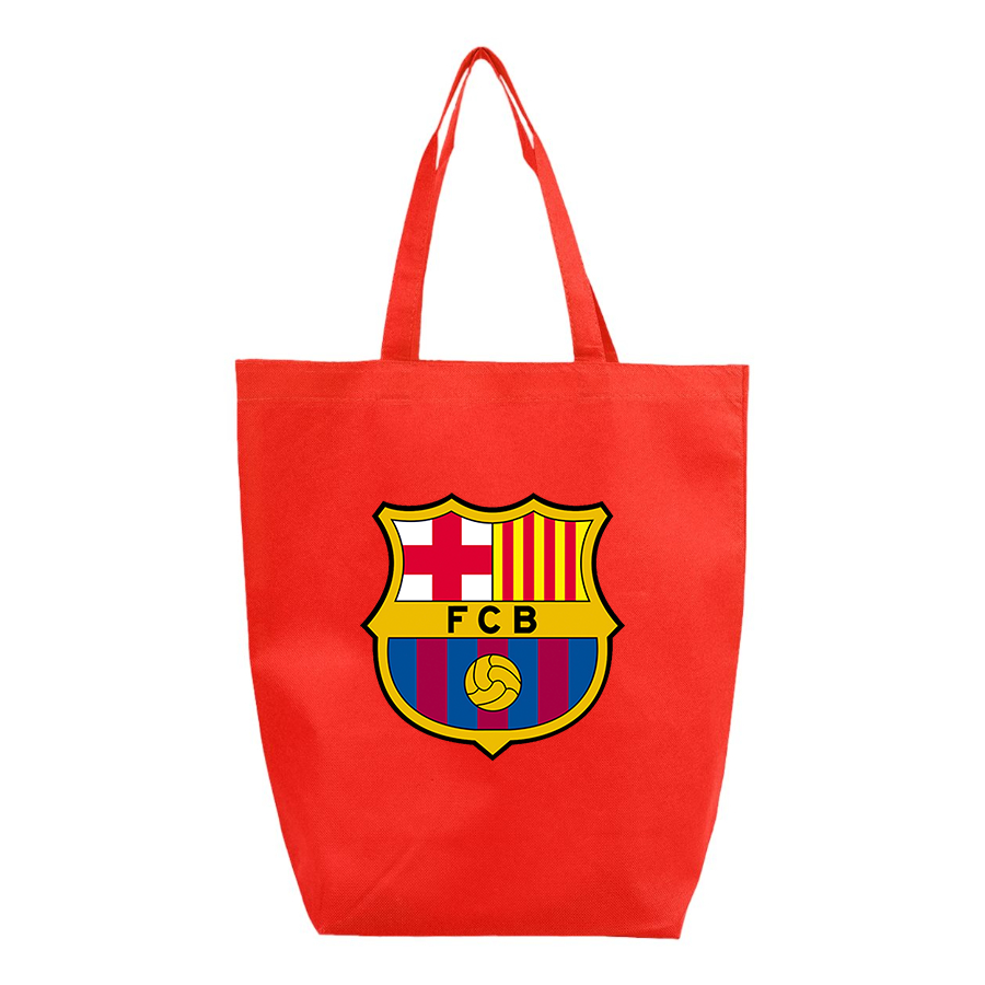F.C. Barcelona Soccer - Q-Tees - Non-Woven Gusset Bottom Tote - Q1251
