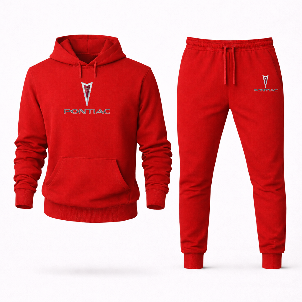 Men's Pontiac Car Hoodie Joggers Set
