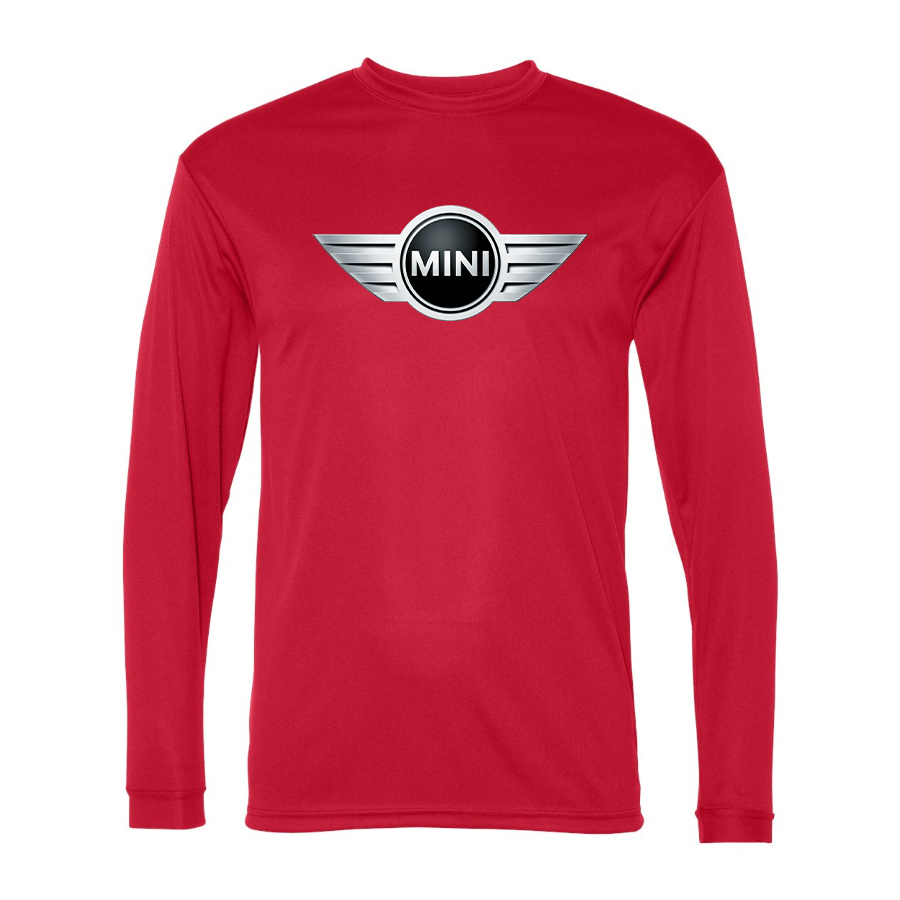 Men's Mini Cooper Car NEW -  Polyester Long Sleeve T-Shirt