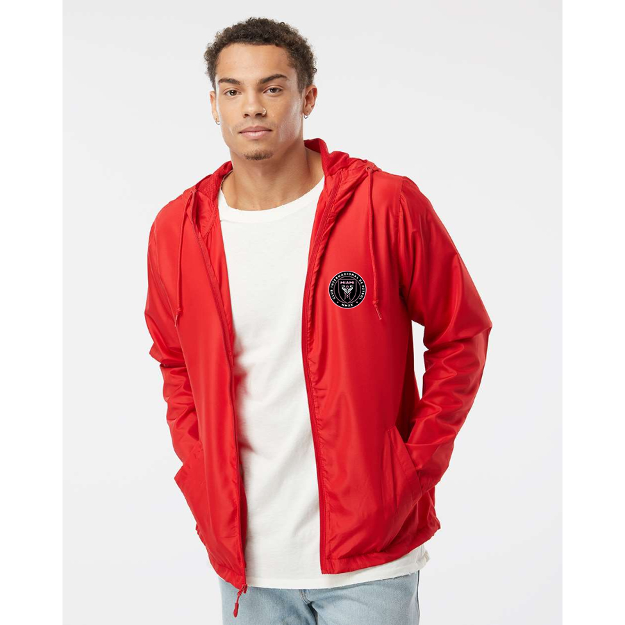 Men’s  Inter Miami FC - Independent Trading Co. - Lightweight Windbreaker Full-Zip Jacket - EXP54LWZ