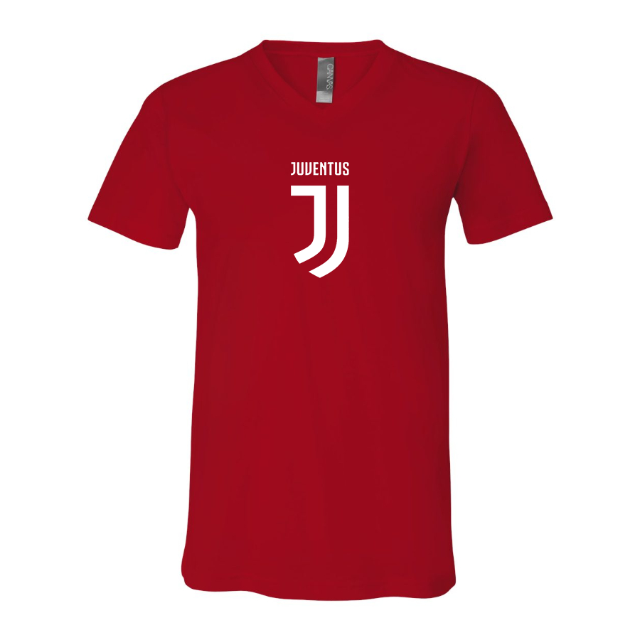 Men’s Juventus Soccer  - BELLA + CANVAS - Jersey V-Neck Tee - 3005