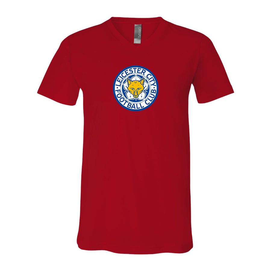 Men’s Leicester City FC - BELLA + CANVAS - Jersey V-Neck Tee - 3005