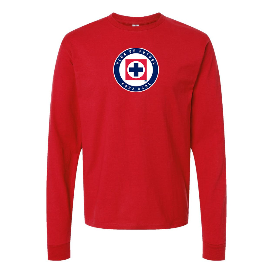 Men's Cruz Azul Football Club Long Sleeve T-Shirt