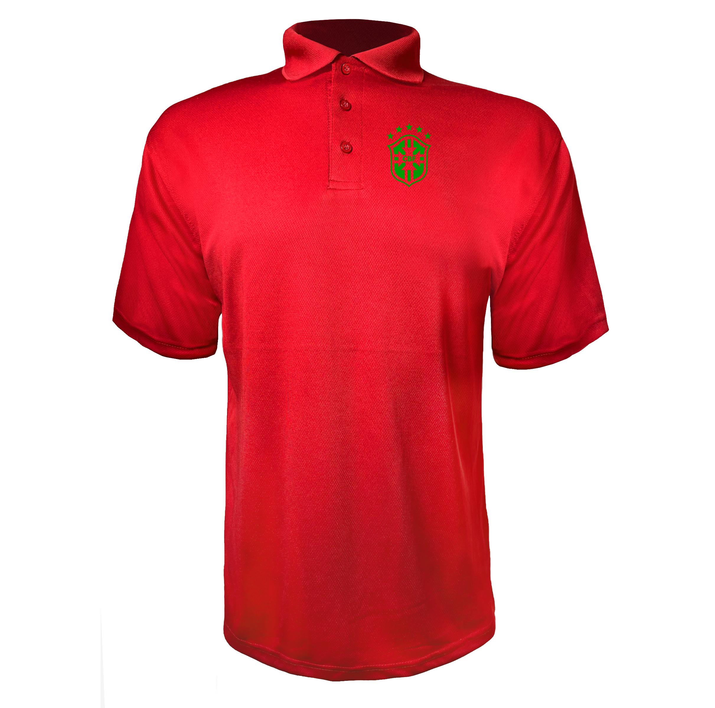 Men's Brazil Soccer Polyester Polo