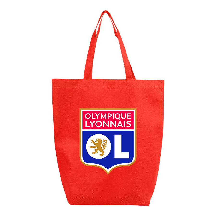 Olympique Lyonnais FC  -  Q-Tees - Non-Woven Gusset Bottom Tote - Q1251