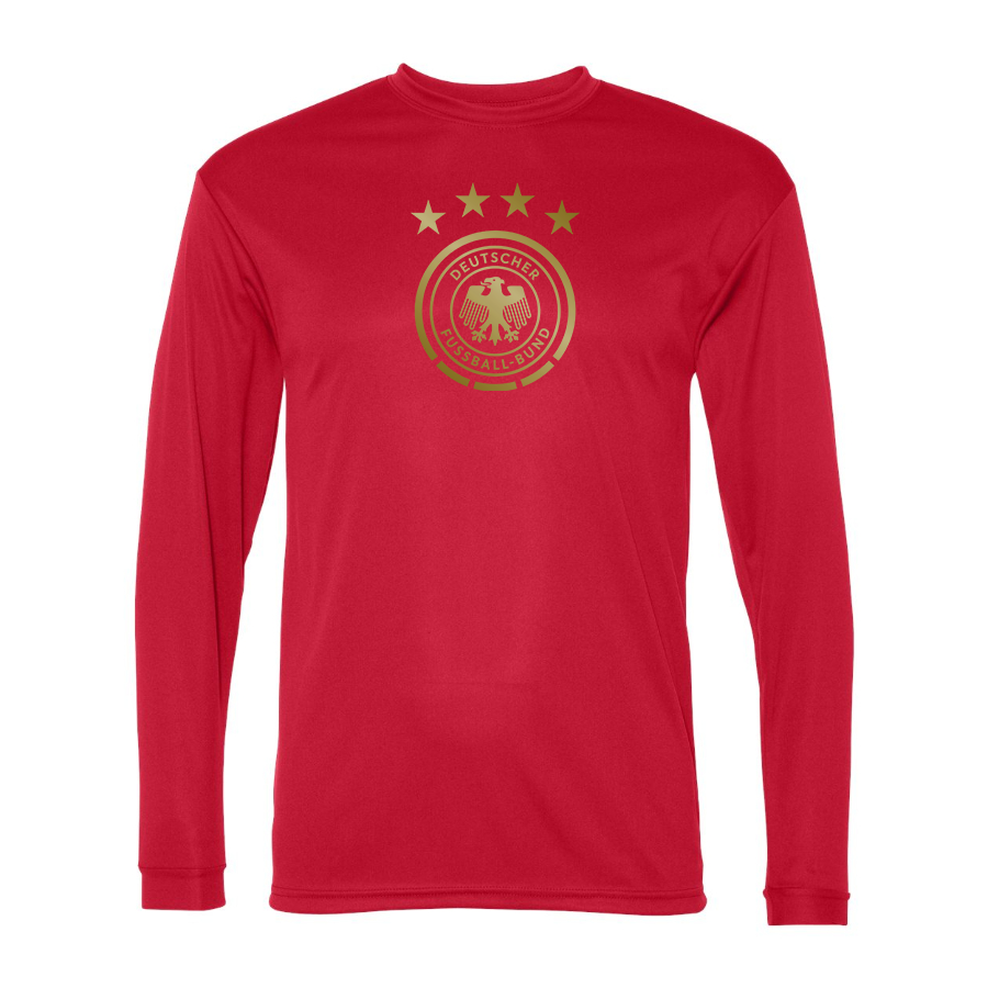 Men’s Germany Soccer  - C2 Sport - Performance Long Sleeve T-Shirt - 5104